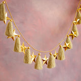 Gold Star Garland, 6’