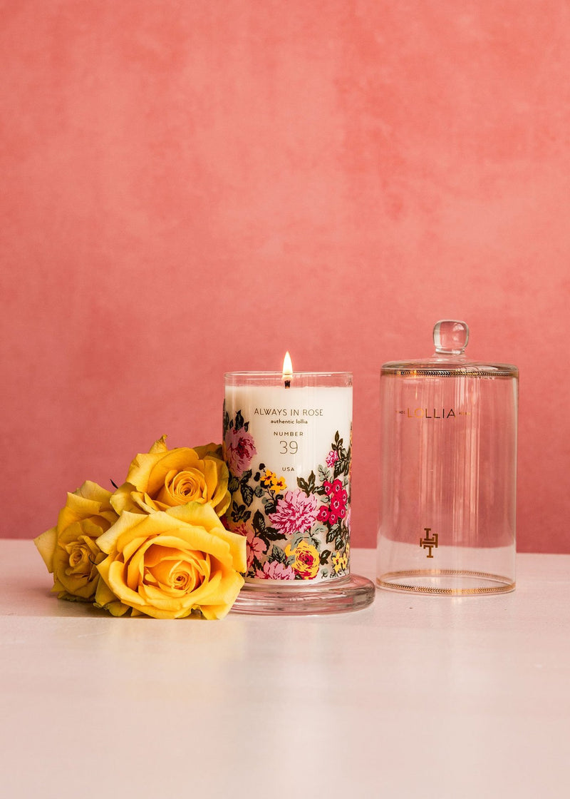 Always in Rose Glass Candle