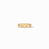Mykonos Ring, Clear Crystal