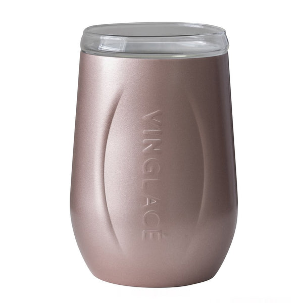Rose Gold Stemless Wine Glass
