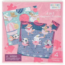 4 in 1 Magnetic Puzzle Book, Girl