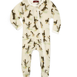 Duck Zippered Footed Romper
