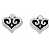 Alcazar Heart Mini Post Earrings