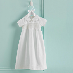 Smocked Christening Gown