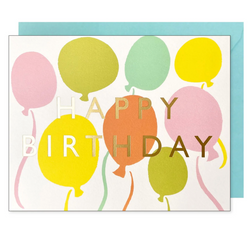 Bright Balloons Birthday Card