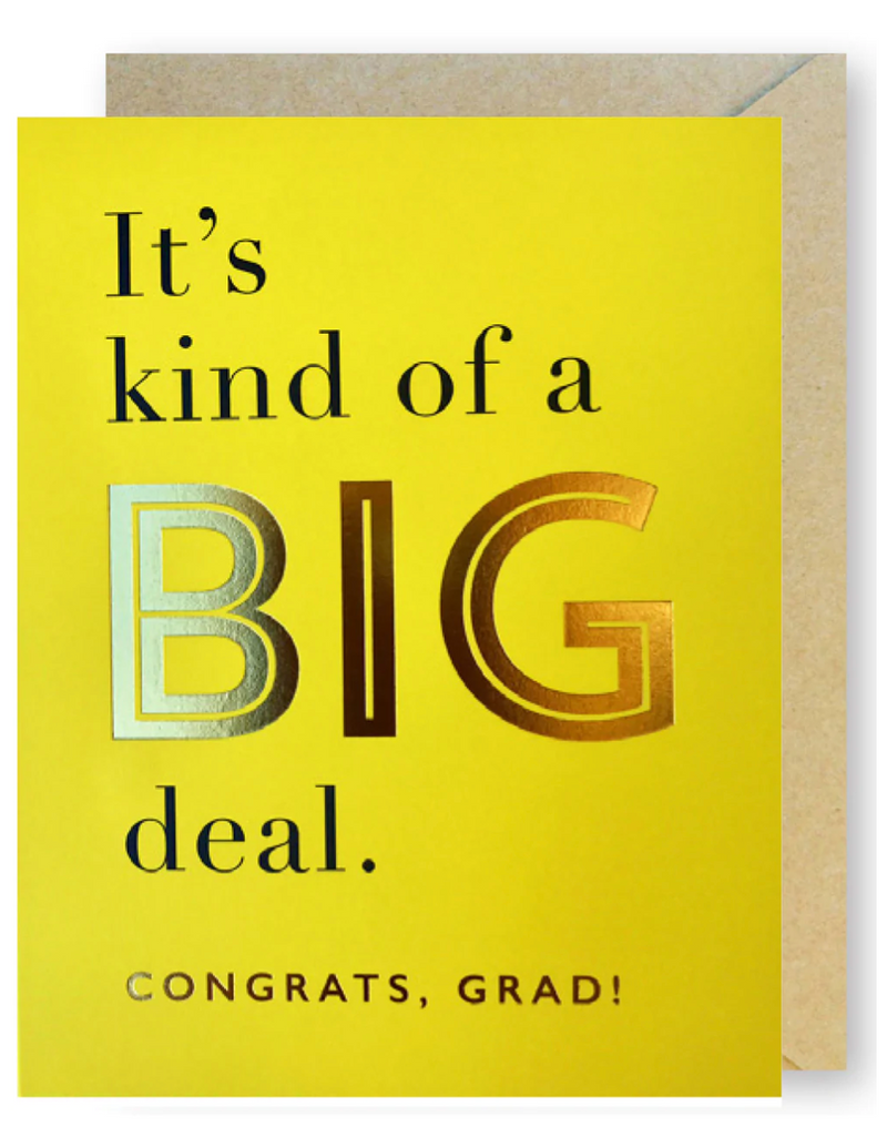 Big Deal Grad Card