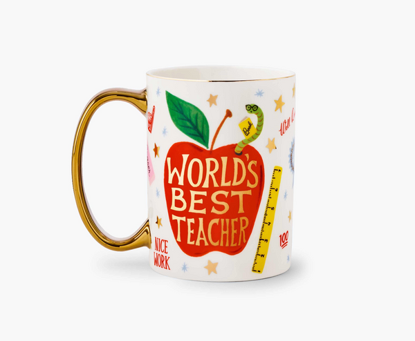 World's Best Teacher Porcelain Mug
