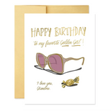 Golden Girl Birthday Card
