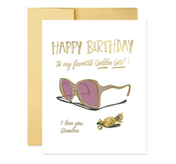 Golden Girl Birthday Card