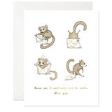 Lemur Miss You Card