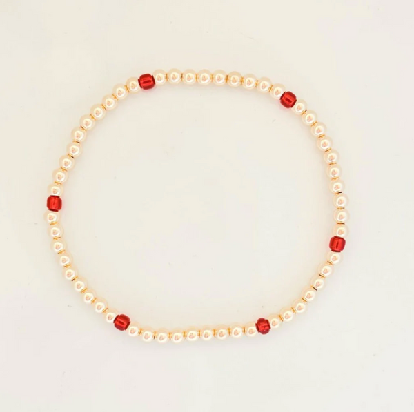 Poppi Bracelet, Maroon