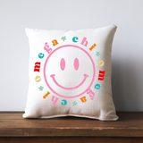 Greek Smiley Face Pillow