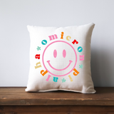 Greek Smiley Face Pillow