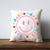 Greek Smiley Face Pillow