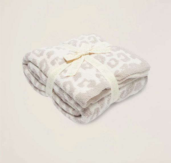 CozyChic® In the Wild® Throw, Cream/Stone