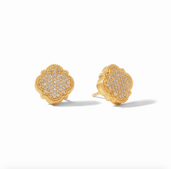 Odette Pave Stud, Cubic Zirconia