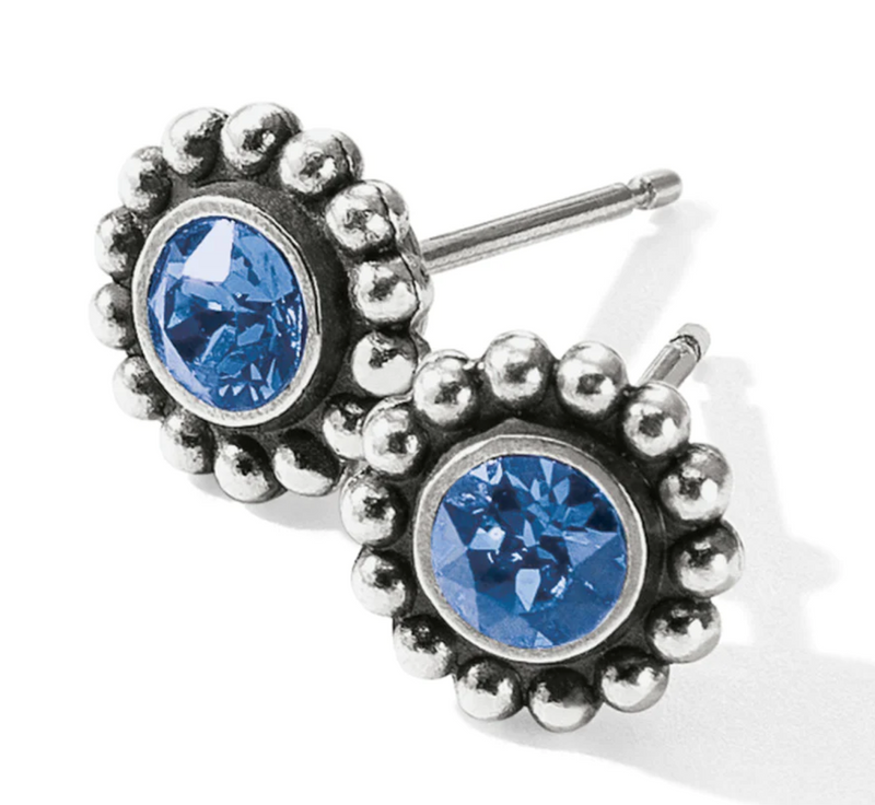 Twinkle Mini Post Earring, Sapphire