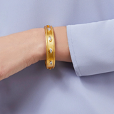 Monaco Hinge Bangle, Cubic Zirconia