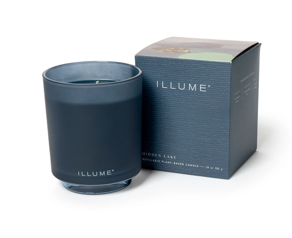 Hidden Lake Boxed Glass Candle