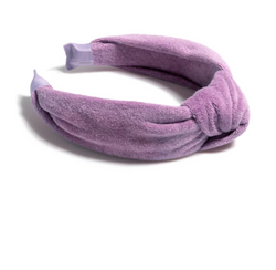 Knotted Terry Headband, Lilac