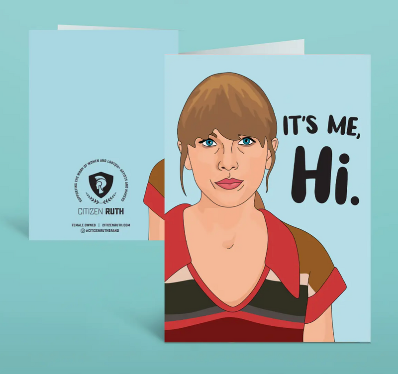 Taylor Swift "It's Me" Card