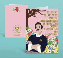 Ted Lucky Tree Card