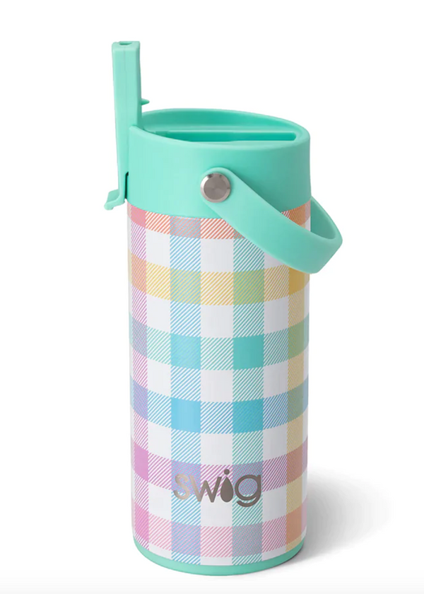 Pretty in Plaid Flip + Sip Slim Tumbler (12oz)