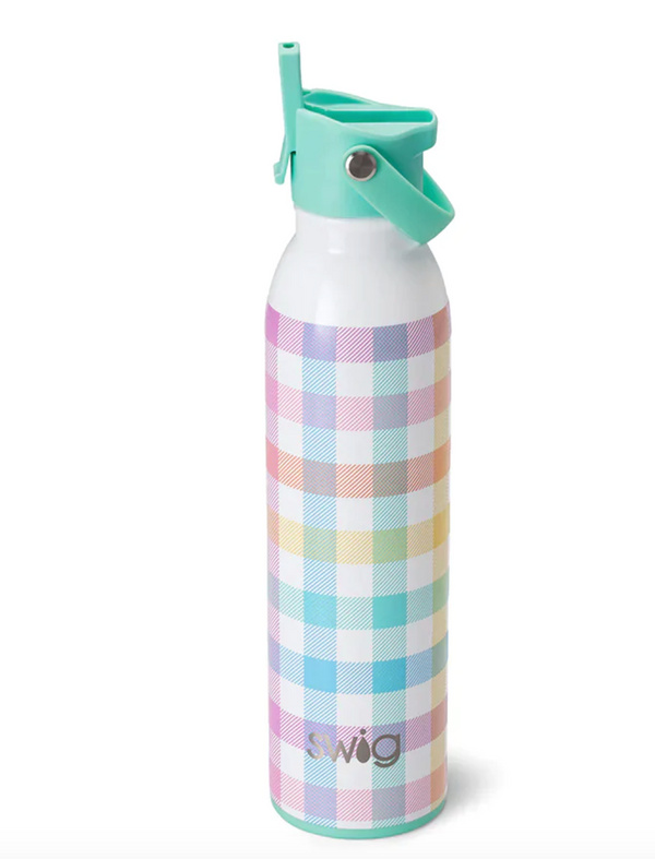 Pretty in Plaid Flip + Sip Water Bottle (20oz)