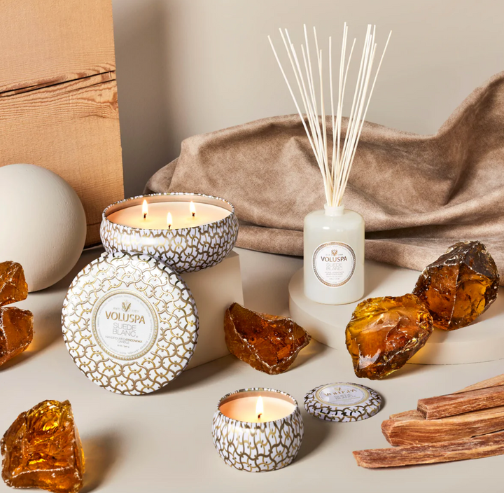 Suede Blanc Reed Diffuser