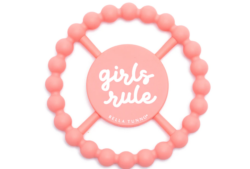 Girls Rule Happy Teether