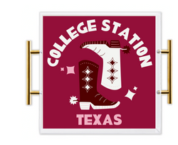 College Station Kickoff Large Tray