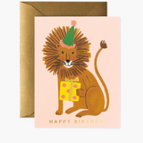 Lion Birthday Card
