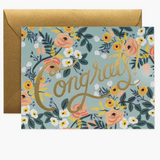 Blue Meadow Congrats Card