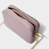 Millie Mini Crossbody Purse, Dusty Lilac