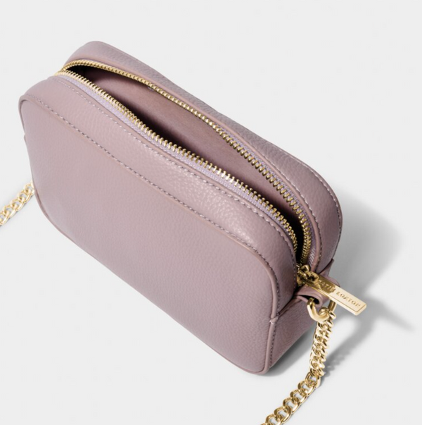 Millie Mini Crossbody Purse, Dusty Lilac