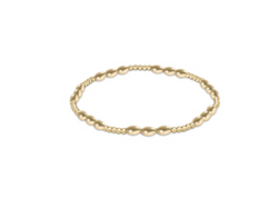 Harmony Joy Pattern 2mm Bead Bracelet