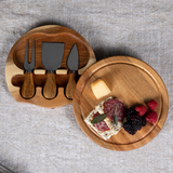 Acacia Brie Cheese Cutting Board & Tools Set