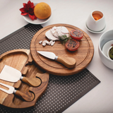 Acacia Brie Cheese Cutting Board & Tools Set