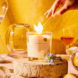 Champagne Sparkling Candle, 10 oz