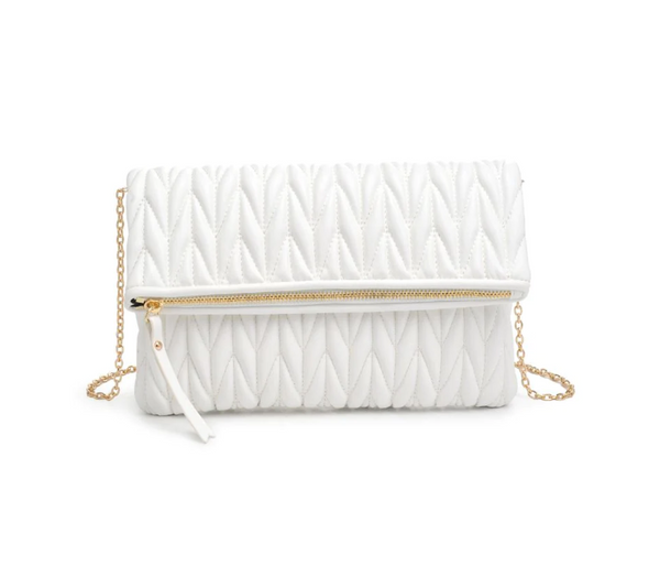 Demeter Clutch, White
