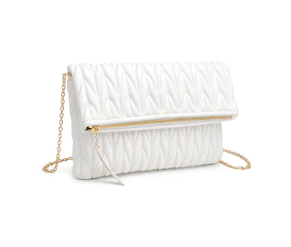 Demeter Clutch, White