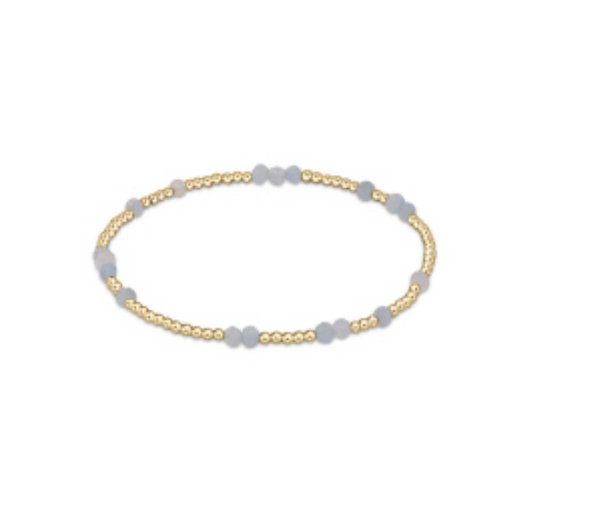 Hope Unwritten Gemstone Bracelet, Aquamarine
