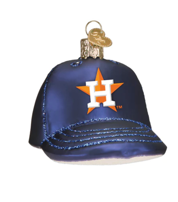Astros Baseball Cap Ornament