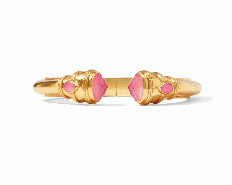 Cannes Demi Cuff, Iridescent Peony Pink