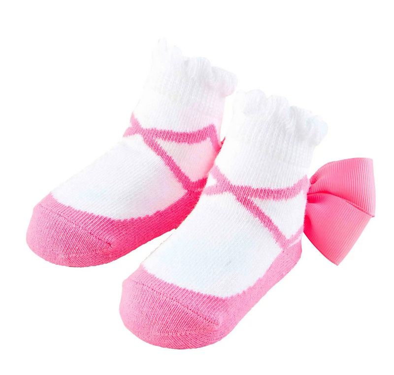 Ballet Bow Baby Socks