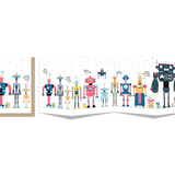 Happy Bot-Day Quad-Fold Card