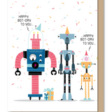 Happy Bot-Day Quad-Fold Card