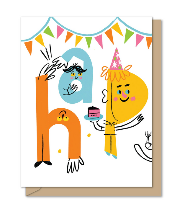 Birthday Critters Quad-Fold Card