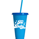 Sorority Glitter Color Changing Cup