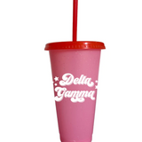 Sorority Glitter Color Changing Cup